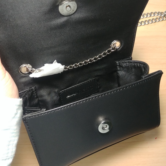 Express studded black shoulder purse - Picture 4 of 5